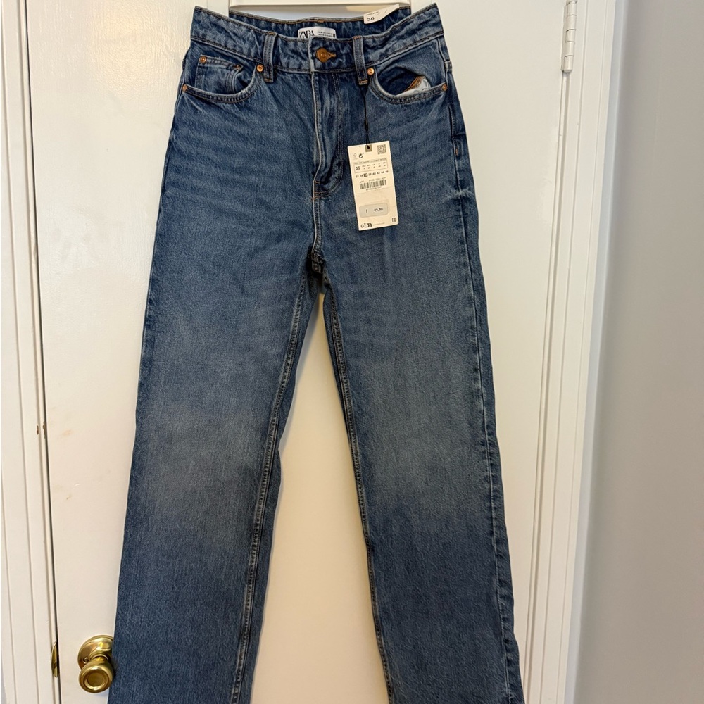 Zara Denim Blue Jeans NWT